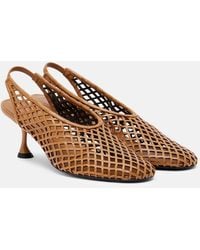 Proenza Schouler - Tee Leather Slingback Pumps - Lyst