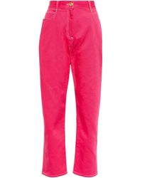 Balmain X Barbie® High-rise Kickflare Jeans - Pink