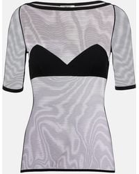 Nensi Dojaka - Mesh Top - Lyst
