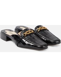 Tom Ford - Whitney Croc-effect Leather Mules - Lyst