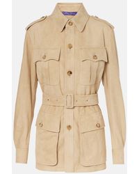 Ralph Lauren - Feldjacke Gabbie Aus Veloursleder - Lyst