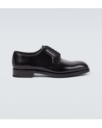 Prada - Schnuerschuhe Aus Leder - Lyst