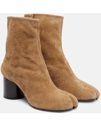 Maison Margiela - Bottines Tabi 60 En Daim - Lyst