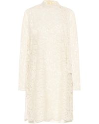 Valentino Midikleid aus Spitze - Natur