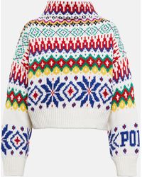 Polo Ralph Lauren - Wool And Cotton-blend Sweater - Lyst
