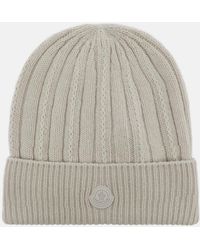 Moncler - Virgin Wool Beanie - Lyst