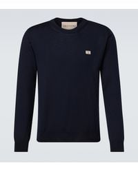 Valentino - Vlogo Virgin Wool Sweater - Lyst