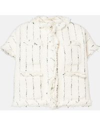 Sacai - Tweed Vest - Lyst