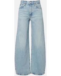 FRAME - Bow Barrel-Leg Jeans - Lyst