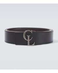 Christian Louboutin - Cl Reversible Leather Belt - Lyst