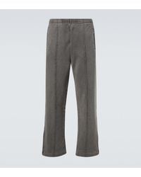 Our Legacy - Cotton Jersey Wide-Leg Sweatpants - Lyst