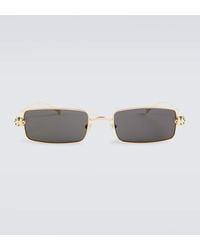 Cartier - Gafas de sol rectangulares adornadas - Lyst