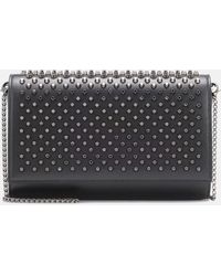 Christian Louboutin - Clutch a tracolla Paloma in pelle - Lyst