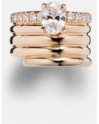 Repossi - Blast 18Kt Rose- Ear Cuff With Diamonds - Lyst