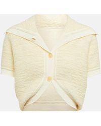 Jacquemus - Le Cardigan Campana Cropped Sweater - Lyst