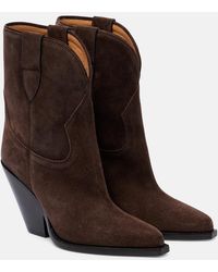 Isabel Marant - Leyane Suede Ankle Boots - Lyst