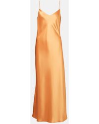 Galvan London - Provence Satin Slip Dress - Lyst