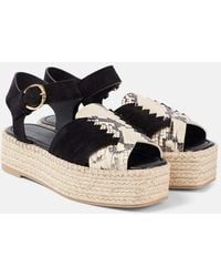 Ulla Johnson - Elsa Leather Espadrilles - Lyst