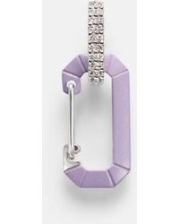 Eera - Chiara Small 18Kt Single Earring With Diamonds - Lyst
