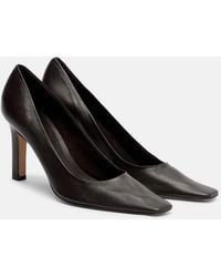 The Row - Pumps Carla 80 Aus Leder - Lyst