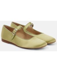 Le Monde Beryl - Classic Satin Mary Jane Flats - Lyst