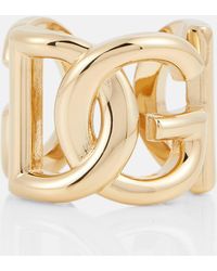 Dolce & Gabbana - Interlocking Logo Ring - Lyst