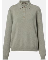 Loro Piana - Classic Cashmere Polo Sweater - Lyst