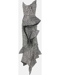 Maticevski - Robe Thistle Wave Mit Pailletten - Lyst