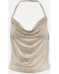 GIUSEPPE DI MORABITO - Crystal-embellished Halterneck Top - Lyst