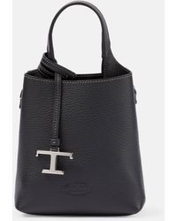 Tod's - Micro Leather Tote Bag - Lyst