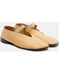 Lemaire - Glove Leather Ballet Flats - Lyst
