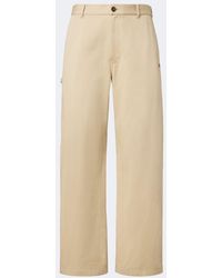 Loewe - Double L Cotton Twill Wide-Leg Pants - Lyst