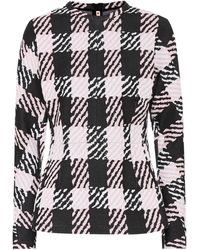 Marni Karierter Pullover mit Baumwollanteil - Schwarz