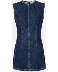 Agolde - Barton Denim Minidress - Lyst