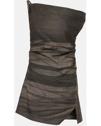 Acne Studios - Abito Corto Dumella Monospalla - Lyst