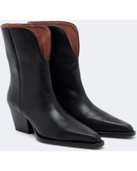 Paris Texas - Jane Leather Cowboy Boots - Lyst