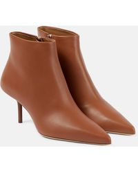 Max Mara - Leather Ankle Boots - Lyst