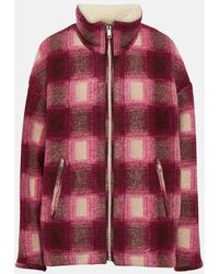 Isabel Marant - Giovany Checked Wool-blend Jacket - Lyst
