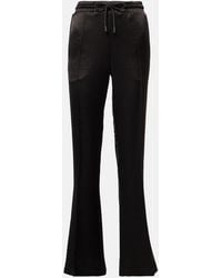 JW Anderson - Mid-Rise Satin Straight Pants - Lyst