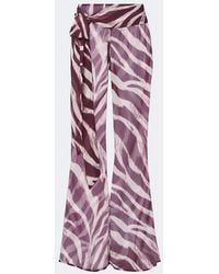 Bananhot - Bowie Zebra-Pants Wide-Leg Pants - Lyst
