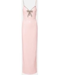 Rebecca Vallance - Lena Bow-Detail Sequined Gown - Lyst