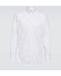 Thom Browne - Camisa de algodon con raya diplomatica - Lyst