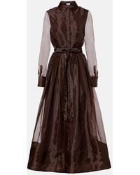 Jonathan Simkhai - Montgomery Organza Shirt Dress - Lyst
