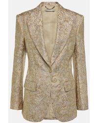 Stella McCartney - Single-Breasted Brocade Blazer - Lyst