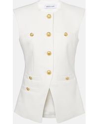 Veronica Beard - Chaleco Tamara En Mezcla De Lino - Lyst
