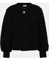 Chloé - Embellished Wool-blend Jacket - Lyst