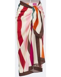 Eres - Modernity Cotton And Silk Beach Cover-Up - Lyst
