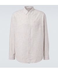 The Row - Pompeo Checked Cotton Chambray Shirt - Lyst