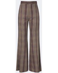 Vivienne Westwood - Checked Wide-Leg Pants - Lyst