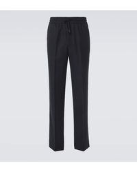 Brioni - Asolo Wool Twill Straight Pants - Lyst